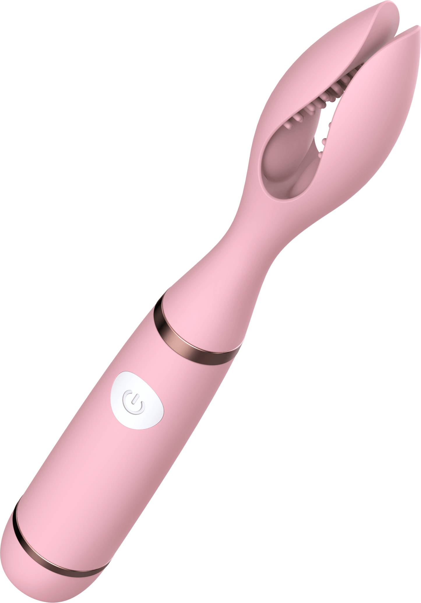 Power Escorts - BR164 - Couple Pleasure - Couple Vibrator - Rechargeable - Silicone - 19 × 2,75 CM - Pink