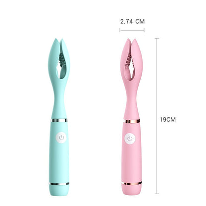 Power Escorts - BR164 - Couple Pleasure - Couple Vibrator - Rechargeable - Silicone - 19 × 2,75 CM - Pink