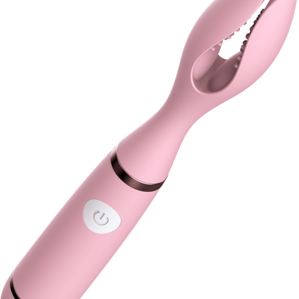 Power Escorts - BR164 - Couple Pleasure - Couple Vibrator - Rechargeable - Silicone - 19 × 2,75 CM - Pink
