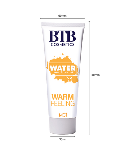BTB Cosmetics Vegan Warm Feeling Water Based Lubricant 100 ML - LT2403