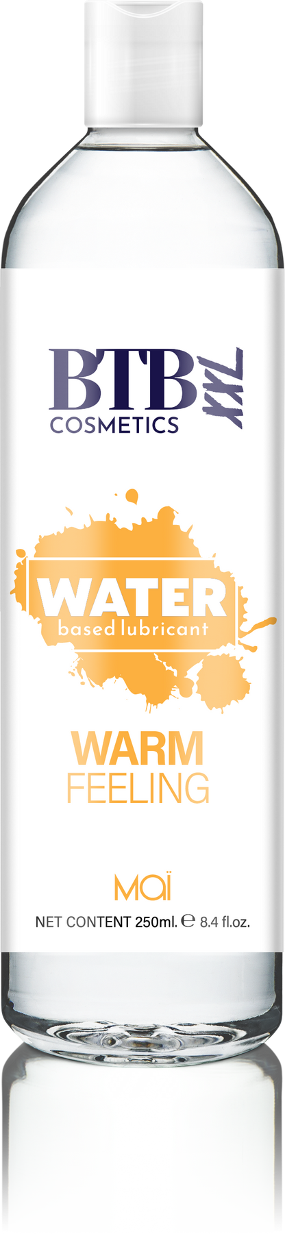 BTB Cosmetics Vegan Warm Feeling Water Based Lubricant XL 250 ML - LT2413