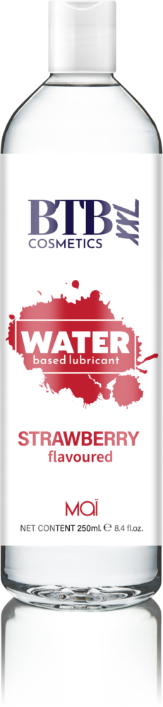 BTB Cosmetics Vegan Strawberry Taste Water Based Lubricant 250 ML - LT2415