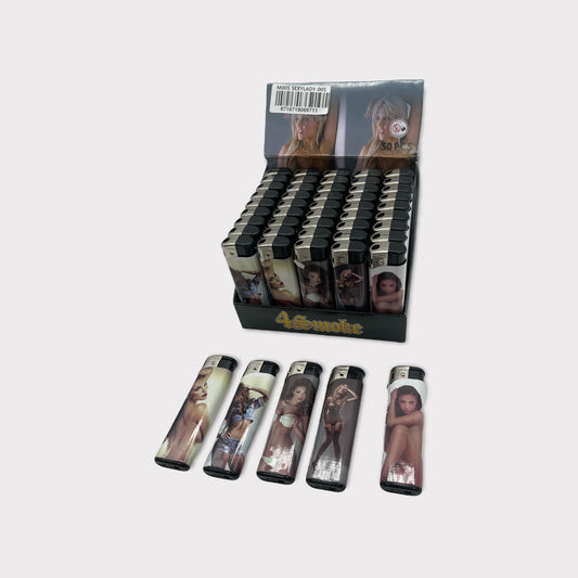 Lighters 50 Pieces With Sexy Ladies