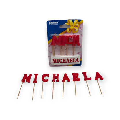 Personalize Any Birthday With Our Name Candles In 100 Different Names