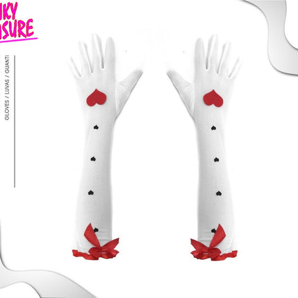 Long Gloves - Soft - 6 Colors - 1 Pair