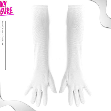 Long Gloves - Soft - 6 Colors - 1 Pair