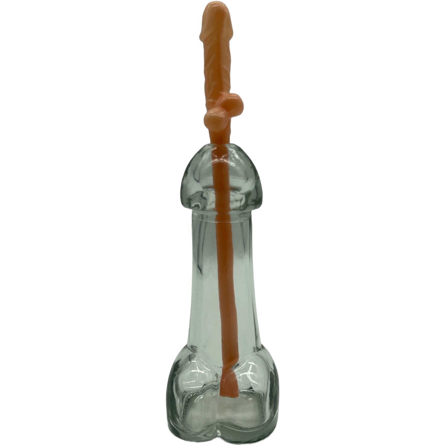 Pleasure Cock Straws - Set of 10 in Beige - Kinky Pleasure