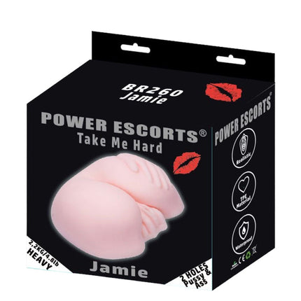 Power Escorts - BR260 - Take me Hard Jamie - Pussy &amp; Ass Masturbator - 2.2 KG - Flesh