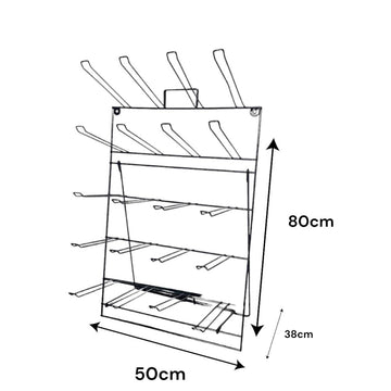 Countertop Display Metal 50x38x80 cm