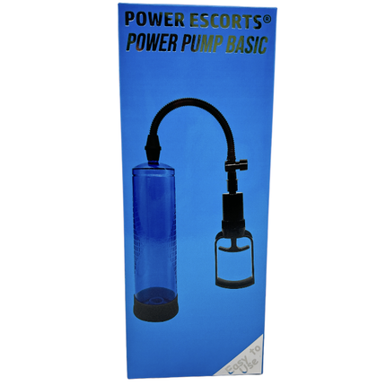 Power Escorts - BR170 - Power Pump Basic - Penis Pump - Dark Blue