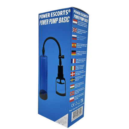Power Escorts - BR170 - Power Pump Basic - Penis Pump - Dark Blue