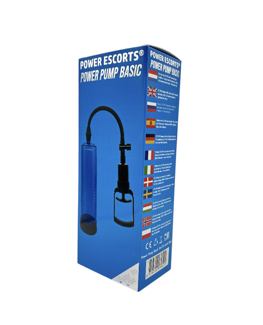 Power Escorts - BR170 - Power Pump Basic - Penis Pump - Dark Blue