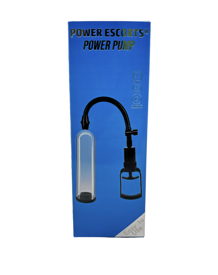 Power Penispomp Transparant met Handgreep