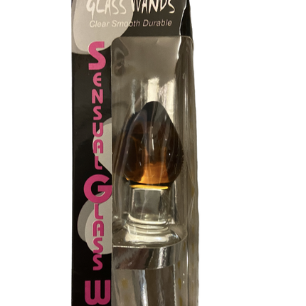 Glas Wands Glas Plug - Helder met Geel