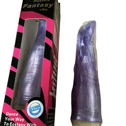 Fantasy Vibe Purple Dolphin Vibrator - 16 cm