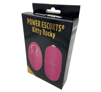 Power Escorts - BR167 - Kitty Rocky - Trendy Remote Egg - 7,4 × 3,2 CM - Pink