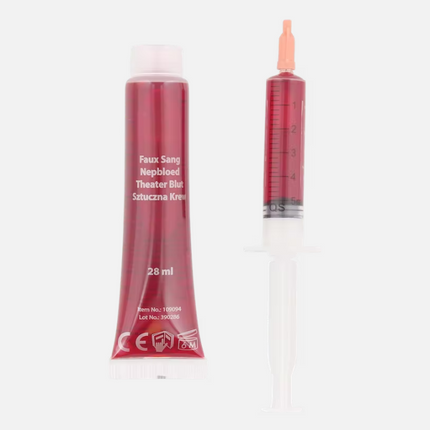 Realistische Fake Blood Set - Spuit gevuld met Bloed + Navulling