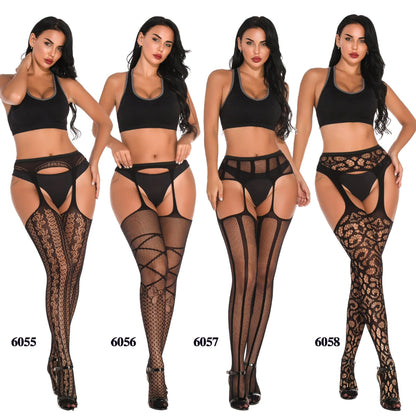 Enchanting Seduction - TL141 - Sensual Lingerie - M/L - Luxury Gift Box - Black
