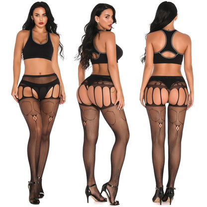 Enchanting Seduction - TL141 - Sensual Lingerie - M/L - Luxury Gift Box - Black