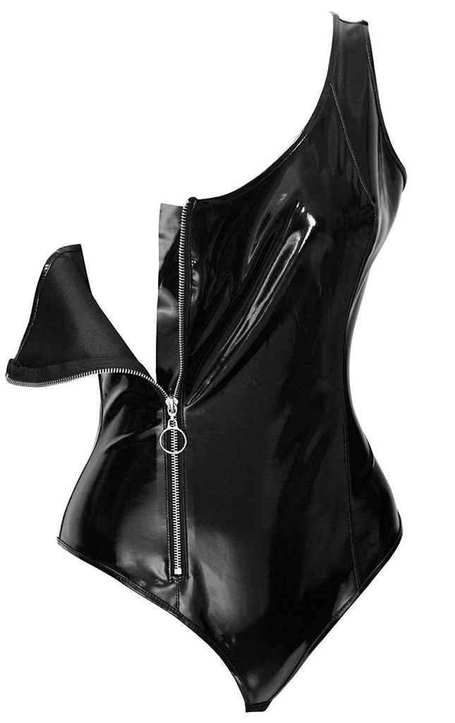Verleiding Onthuld - TL114 - Sensuele Wetlook - One Size Fits Most - Luxe Geschenkdoos - Zwart