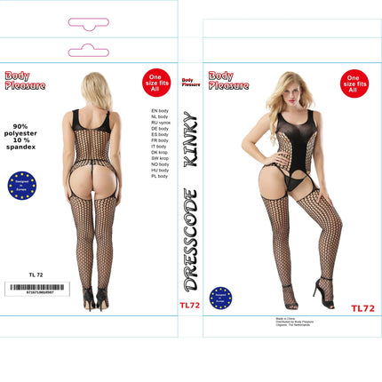 Verleidelijke Geheimen - TL72 - Sensuele Lingerie Set - One Size Fits Most - Geschenkdoos - Zwart