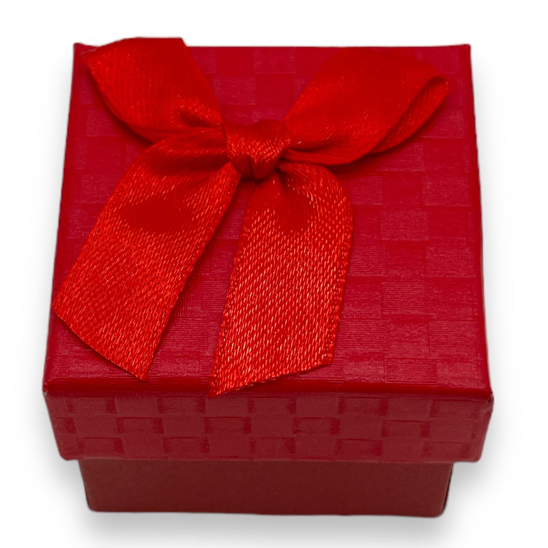 Sieraden Doosjes 5x5cm in 4 Kleuren (Rood, Goud, Blauw, Zilver)