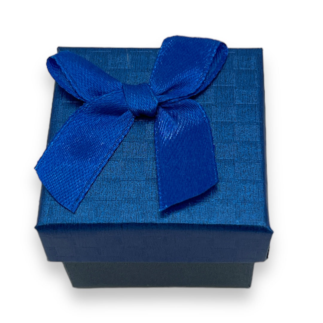 Sieraden Doosjes 5x5cm in 4 Kleuren (Rood, Goud, Blauw, Zilver)