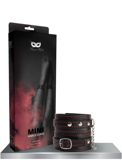 Argus Mini Enkelboeien Kunstleder - Zwart - AF 001018