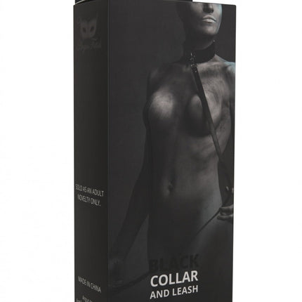 Argus Zwarte Halsband en Lijn - AF 001013