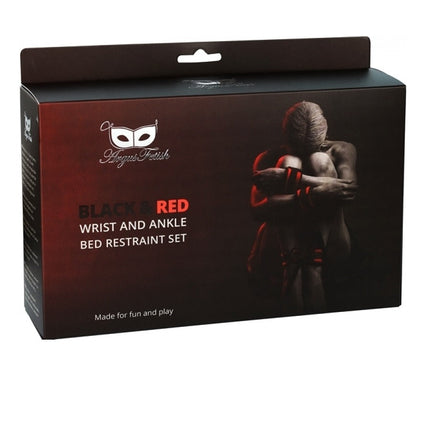Argus Red Wrist and Single Bed Restraint - AF 001034