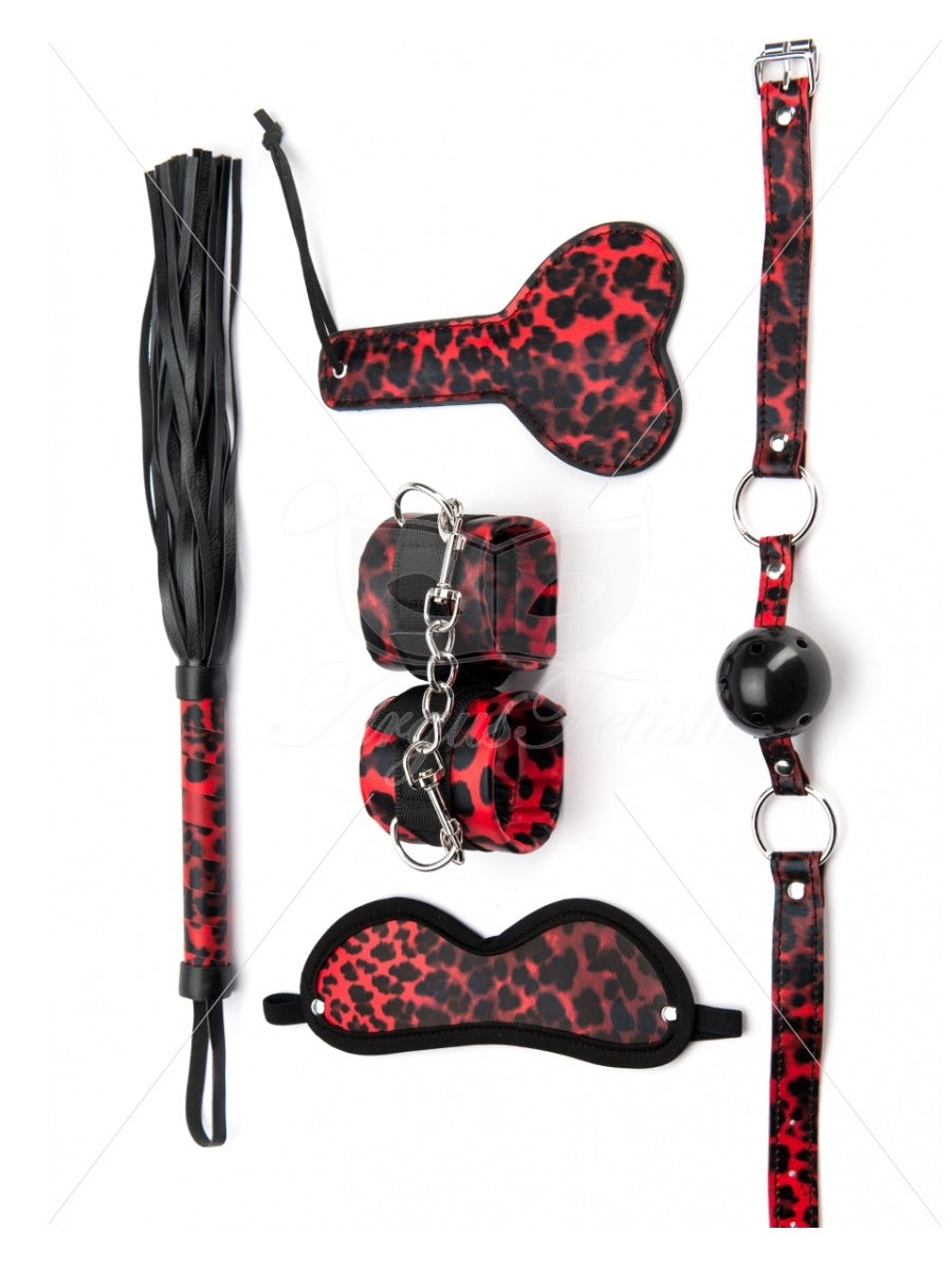 Argus Luipaard Bondage Set 5 stuks - AF 001037