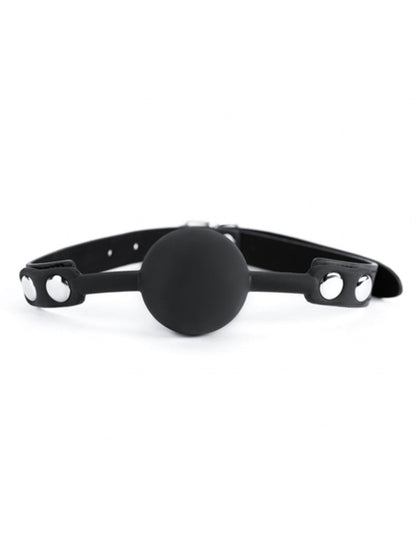 Argus Siliconen Zwarte Bal Gag - AF 001008