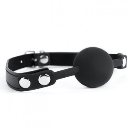 Argus Siliconen Zwarte Bal Gag - AF 001008