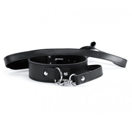 Argus Zwarte Halsband en Lijn - AF 001013
