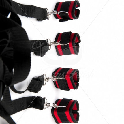 Argus Red Wrist and Single Bed Restraint - AF 001034
