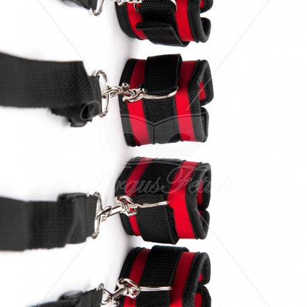 Argus Red Wrist and Single Bed Restraint - AF 001034