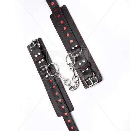 Argus Hart Enkelboeien - Zwart Leer - AF 001016