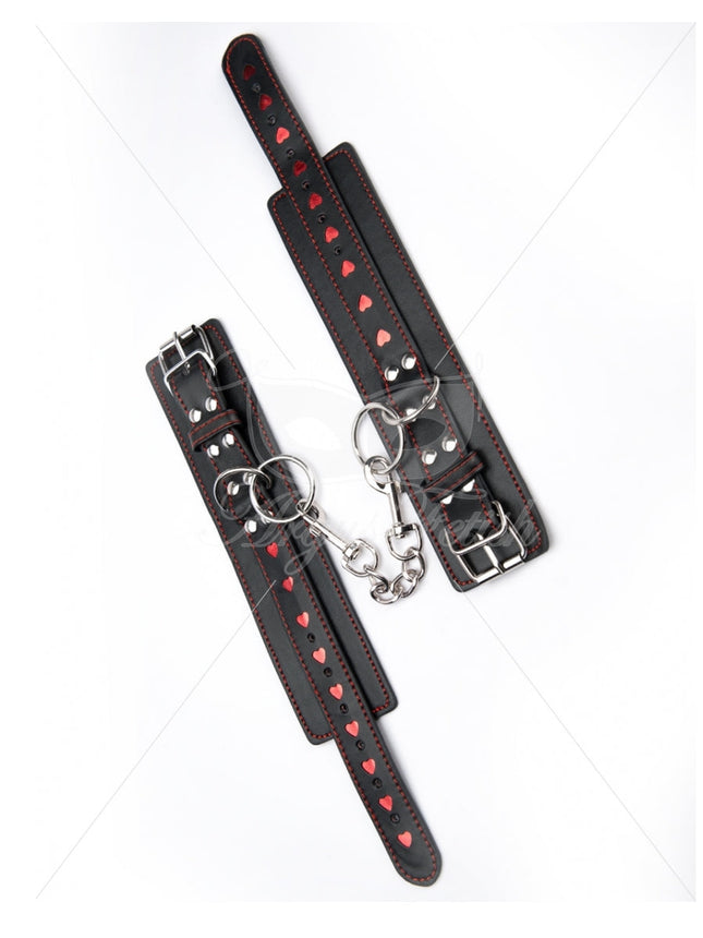 Argus Hart Enkelboeien - Zwart Leer - AF 001016