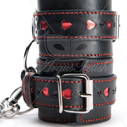 Argus Hart Enkelboeien - Zwart Leer - AF 001016