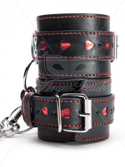 Argus Hart Enkelboeien - Zwart Leer - AF 001016