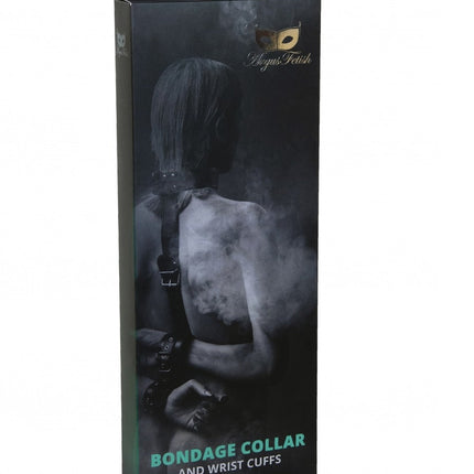 Argus Fetish Zwarte Lederen Polsboeien - Premium BDSM Accessoires voor Spannende Avonturen