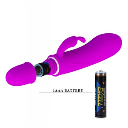 Argus Silicone G Spot &amp; Clitoris Vibrator - 10 Speeds - Pink - 115 mm - AT 1002