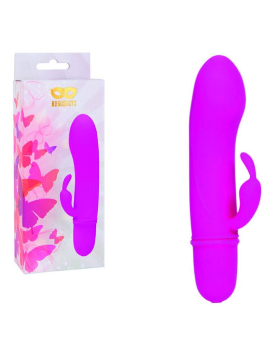 Argus Silicone G Spot &amp; Clitoris Vibrator - 10 Speeds - Pink - 115 mm - AT 1002