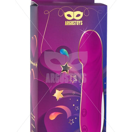 Argus Siliconen Clitoris Vibrator - Oplaadbaar Multispeed - Roze - 15 cm dia 2,9 cm - AT 1007