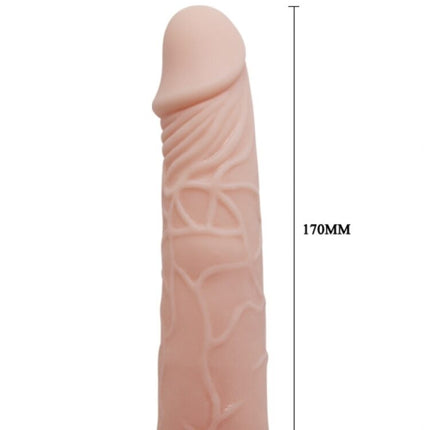 Argus Realistische Huidkleurige Penis Sleeve - AT 001029 - 17 cm - Dia 3,9 cm - Aantrekkelijke kleurdoos