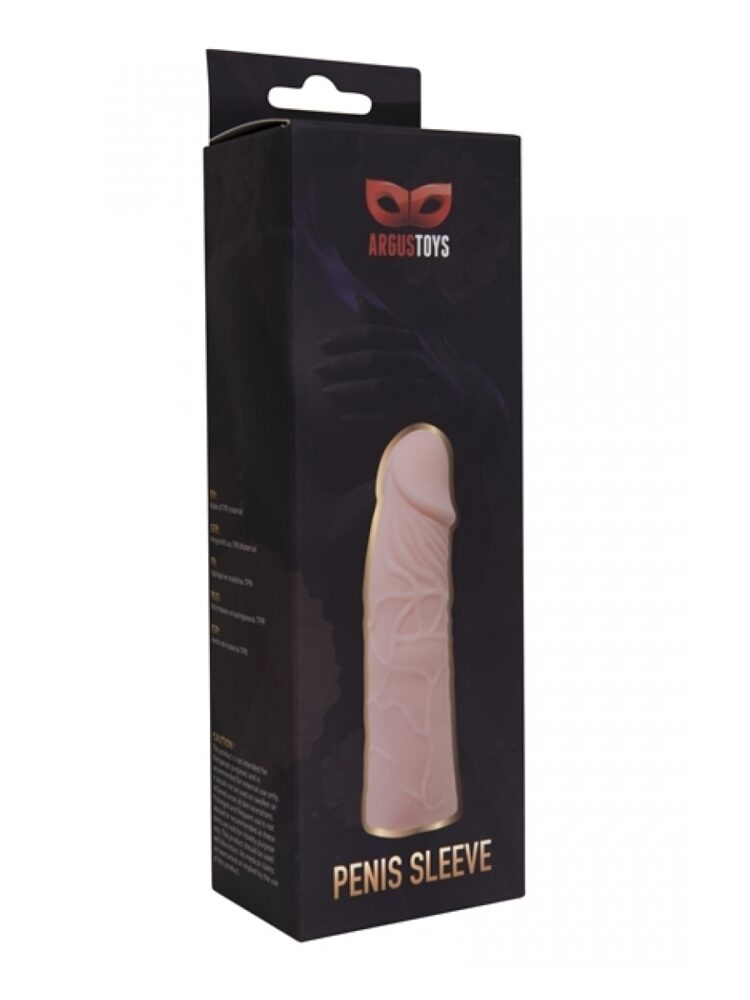 Argus Realistic Skin Colored Penis Sleeve - AT 001029 - 17 cm - Dia 3.9 cm - Attractive color box