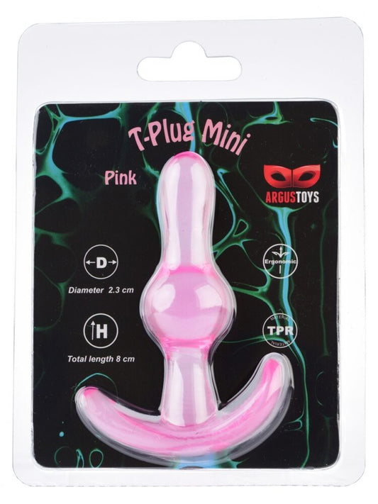 Argus T-Plug Mini Roze - Verpakt in Sterke Blister - AT 001095