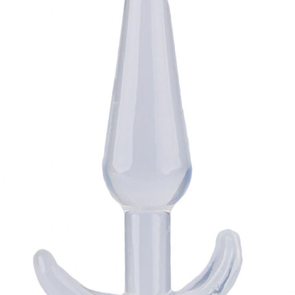 Argus T-Plug Gladde Plug Doorzichtig - 11 Cm Verpakt in Sterke Blister - AT 001123