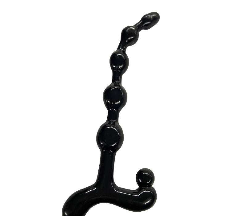 Anaal Kralen Bendy Twist Zwart - 22,5 cm