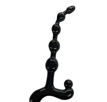 Anaal Kralen Bendy Twist Zwart - 22,5 cm